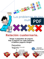 Los Problemas de Tipo Multiplicativo