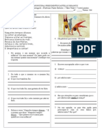 Avaliação Português 6º ano do Ensino Fundamental