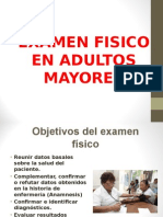 Examen Fisico de Adultos Mayores