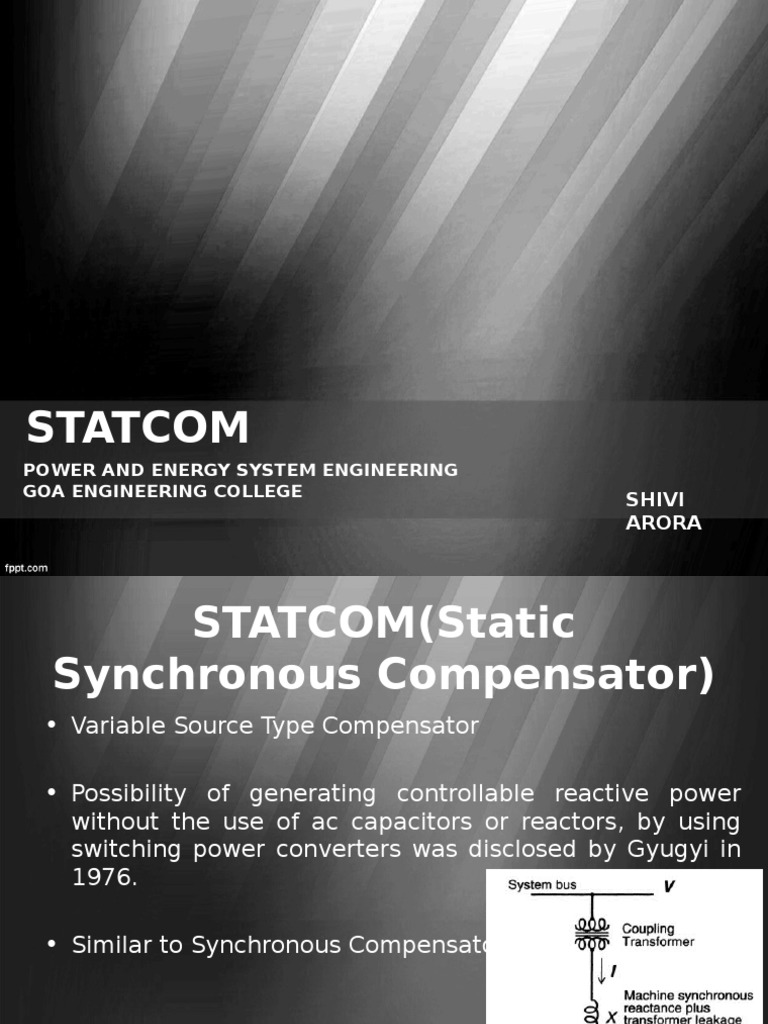 STATCOM Operation and Principles | PDF | Science & Mathematics ...