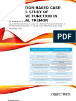 Population-based Case-control Study of Cognitive Function in Essential