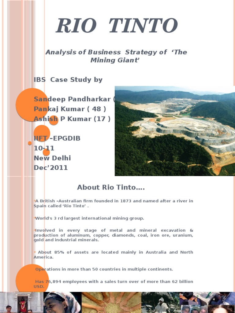 Analysis of Business Strategy of Rio Tinto | PDF | Mining | Iron Ore