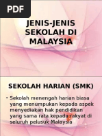 Jenis-Jenis Sekolah Di Malaysia