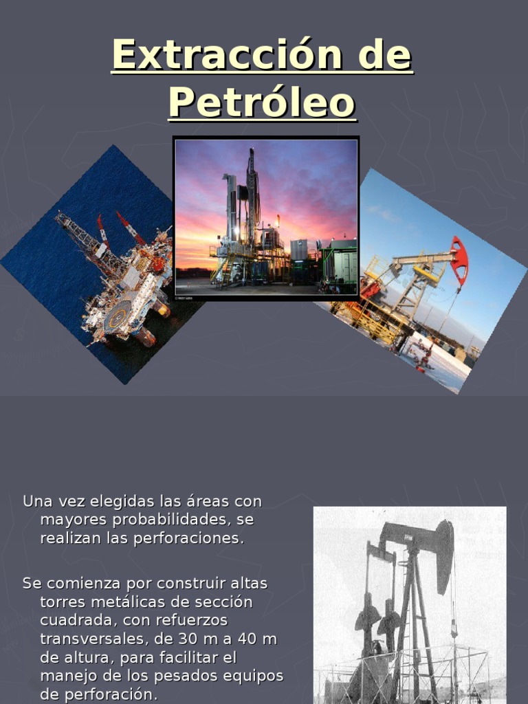 Extracción de Petróleo Bomba Petróleo