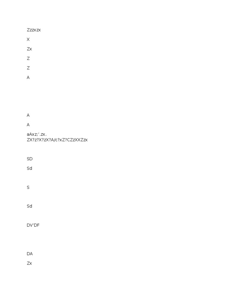 Zzxzx Document Analysis | PDF | Law