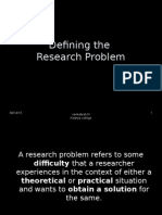 2nd Chapter Identification of Research Problem