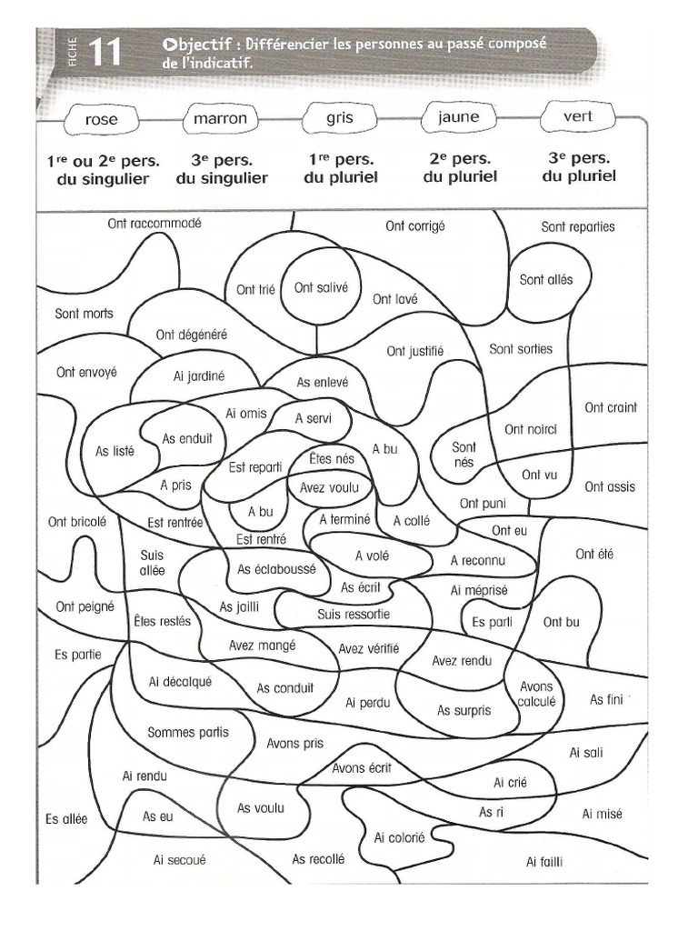 Coloriage Magique Passe Comp  PDF
