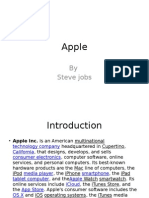 Apple: by Steve Jobs