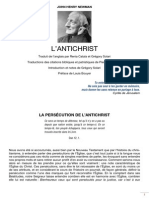 John Henry Newman, L'Antichrist, 1835 - 04 La Persécution de L'antichrist