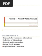 Module 4 Present Worth Analysis