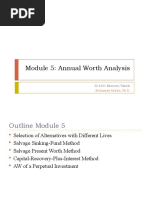 Module 5 Annual Worth Analysis