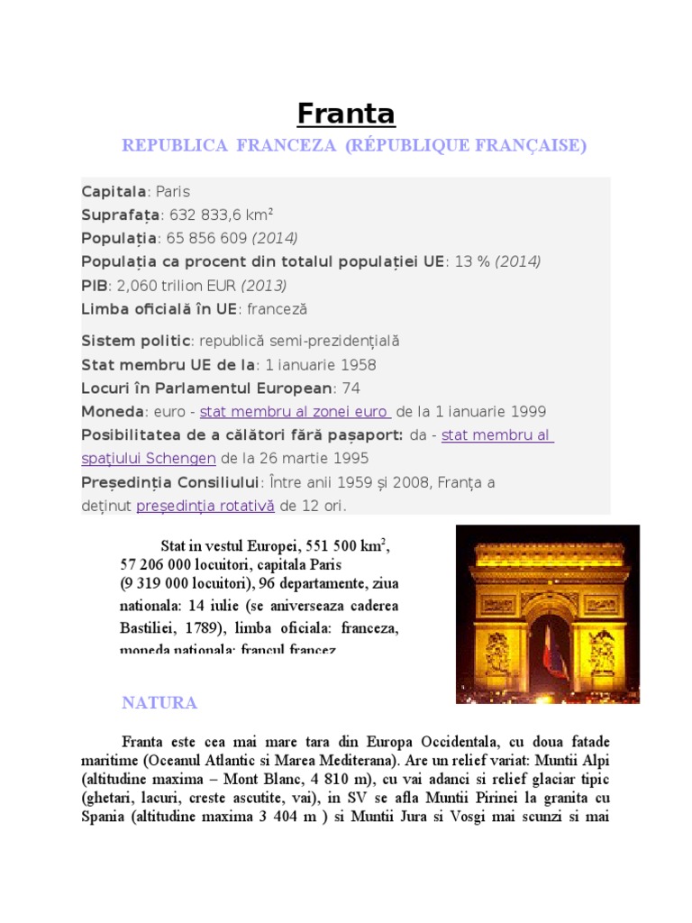 Referat Franta