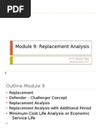 Module 9 Replacement Analysis