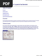 Layout of An Inverter