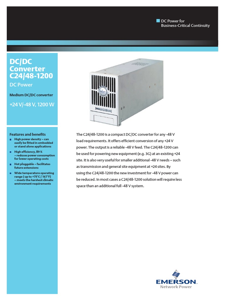 C24-48-1200 - Datasheet - v1.0 - 20050000 | PDF
