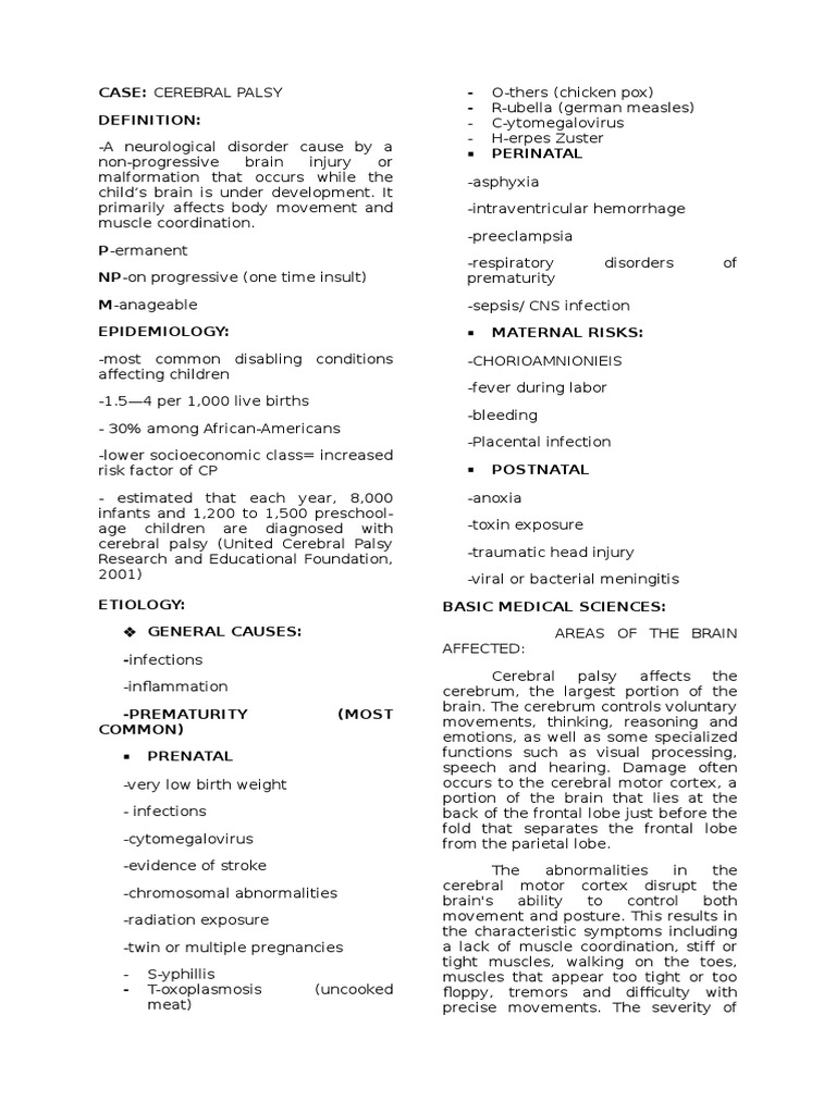 Baclofen in Cerebral Palsy Management | PDF | Cerebral Palsy ...