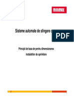 Sisteme Automate Stingere Cu Apa Dimensionare Sprinklere