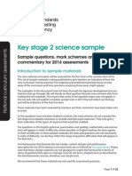 2014 ks2 Science Sample Sample Materials