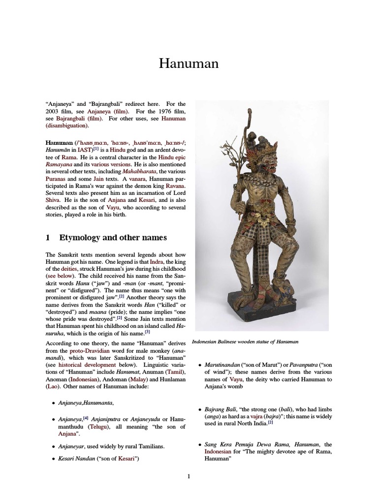 DID HANUMAN WROTE RAMAYANA FIRST intelligence overview