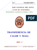 Transf. Calor y Masa - Sesión N° 3 - II - Unidad - 2013
