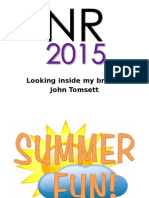 John Tomsett NR 2015 