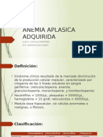 Anemia Aplasica Adquirida