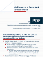 Mercato del lavoro e Jobs Act:Una lettura economicaTronti-Jobs Act - FMB Modena
