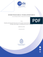 Modelos de Evaluación Docente e Instrumentos para Evaluar