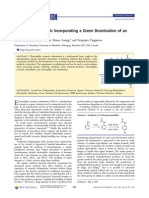 ArticuloA Multistep Synthesis Incorporating a Green Bromination of an Aromatic Ring