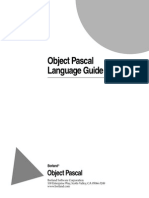 Borland Object Pascal Language Guide