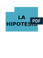 La Hipotesis