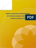 Normas y Protocolos de Atencin Integral de La Violencia de Genero Intrafamiliar y Sexual Por Ciclos de Vida