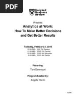 Download Analytics at Work - How to Make Better Decisions to Get Better Results by ylengue SN26866634 doc pdf