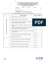 Formato para Calificacion de Servicio Social