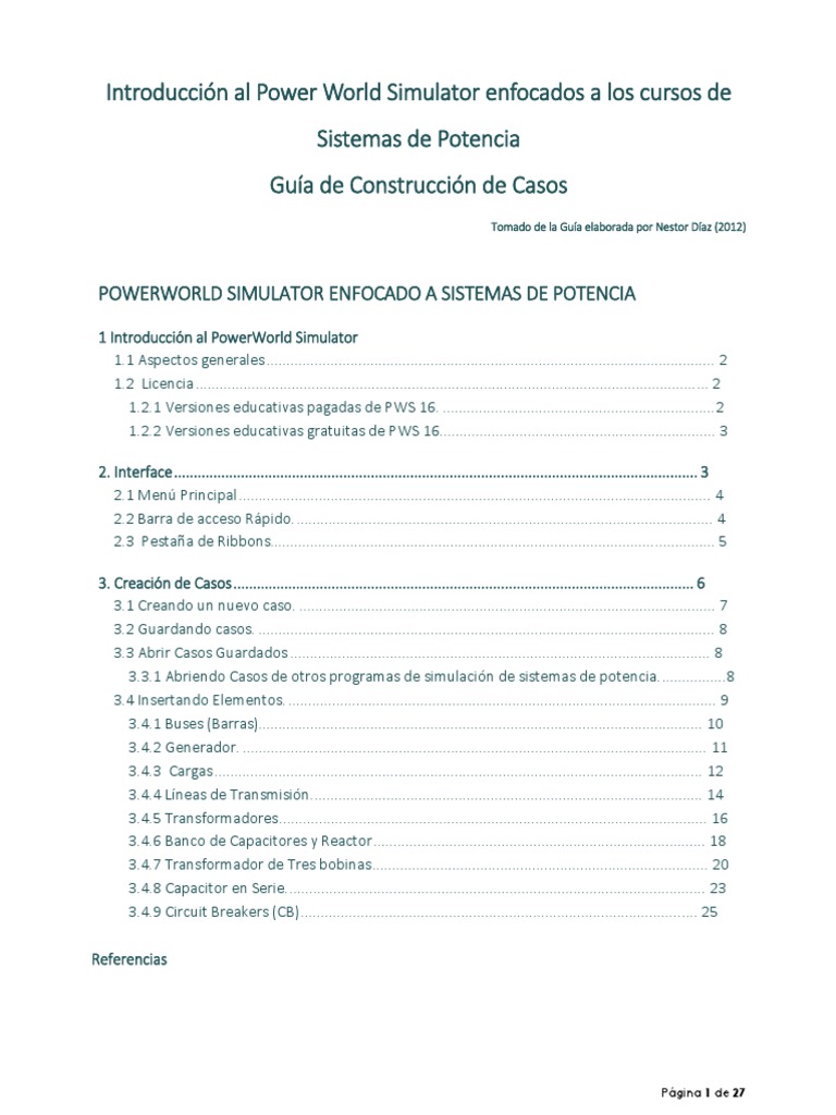 TUTORIAL-IntroducciÃ N Al Power World Simulator Enfocados A Los Cursos ...