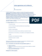 Conductas agresivas infantiles: causas y tratamiento