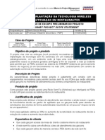 Declaração do Escopo Preliminar do Projeto (Scope Statement)