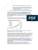 Calentamiento Global Trabajo de Jeiberrt