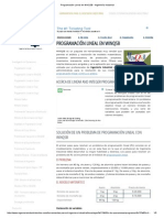 Programación Lineal en WinQSB - Ingeniería Industrial