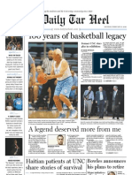 The Daily Tar Heel For Feb. 15, 2010