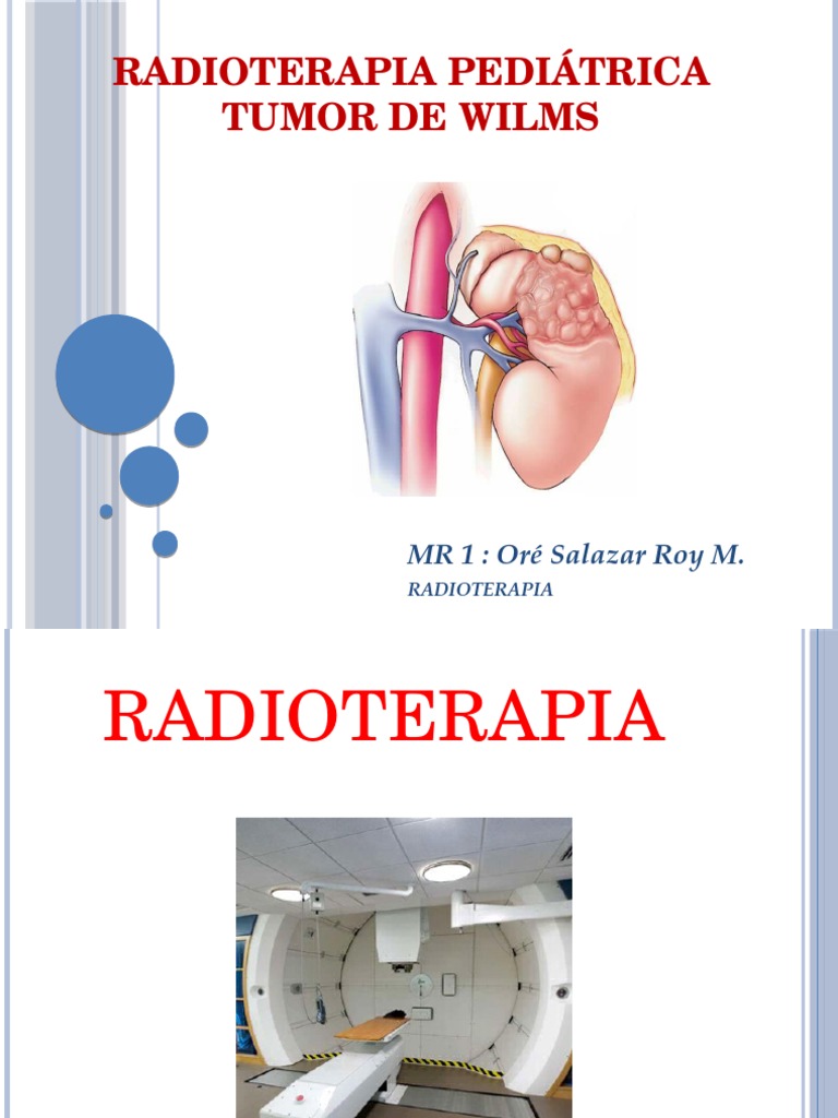 Tema Tumor de Wilms | PDF | Metástasis | Abdomen