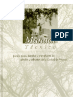 Manual Tecnico Para La Poda Derribo y Trasplante de Arboles y Arbustos de La Ciudad de Mexico