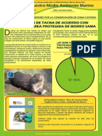 Boletin Nuestro Medio Ambiente Marino Mayo 2015