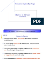 Updated Stresses in Threads 2