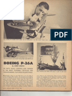 Boeing P-26A CL Scale March 1965 MAN P-1