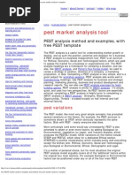 Download Free PEST Market Analysis Template and Method Free Pest Market Analysis Exa by sarahbravo SN26868971 doc pdf