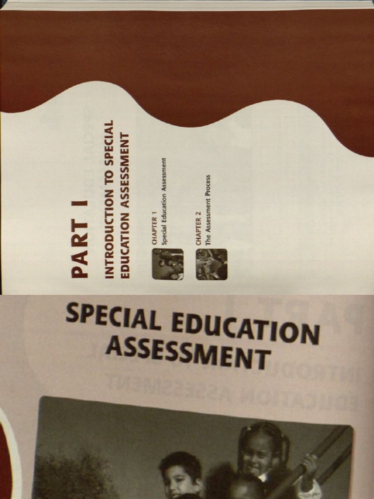 Into To Special Education Assessment | PDF