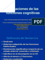 Alteraciones de Las Funciones Cognitivas I PDF