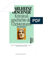 Deschner, Karlheinz - Historia Criminal Del Cristianismo - Tomo I
