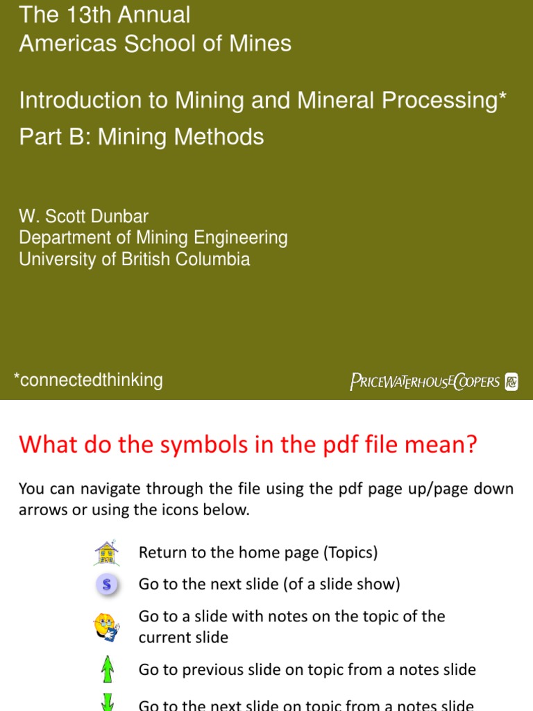 8.2 Introduction To Mining and Mineral Processing | PDF | Mining ...